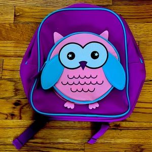 Purple owl knapsack-nwt